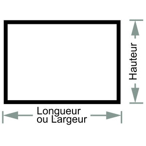 Aide à la détermination des dimensions