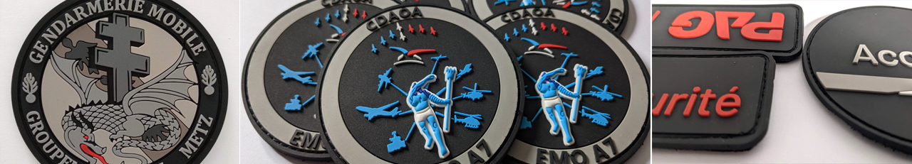 Ecussons patches PVC création Customize.fr Ecussons PVC chez Customize.fr
