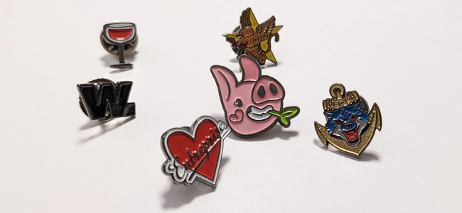 Pins', insignes, broches métal noir par Customize.fr Métal noir pour pins', insignes, broches proposé par Customize.fr