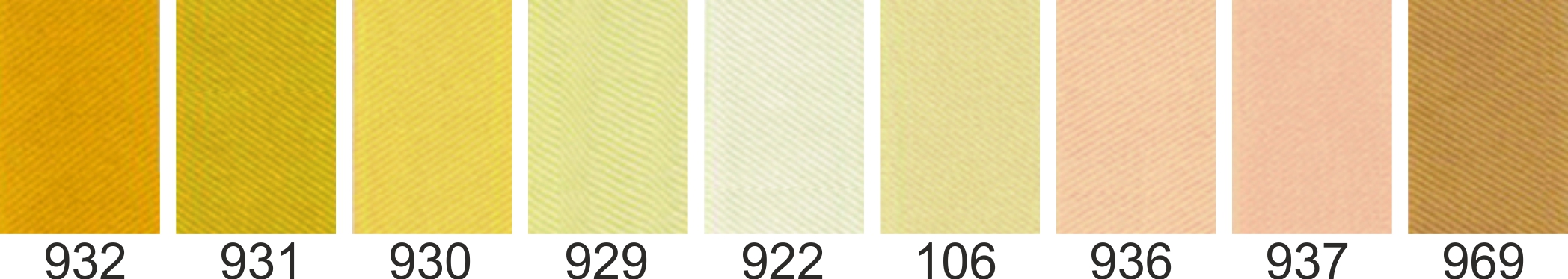 Nuances sergé customize.fr : jaunes