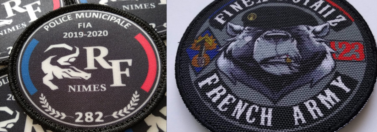 Ecussons imprimés sur mesure

