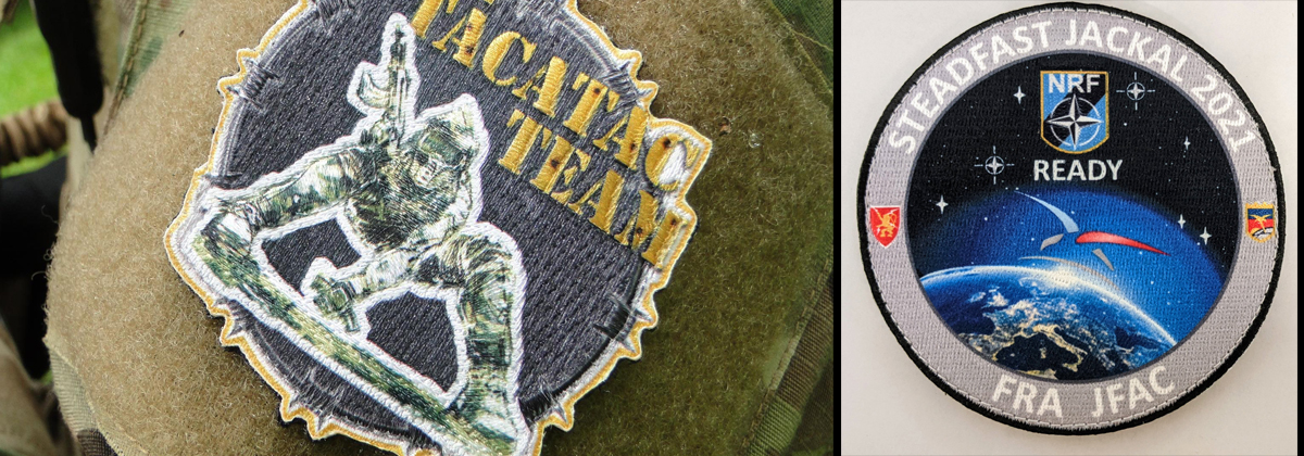 Ecussons brodés à 100% et sublimés
