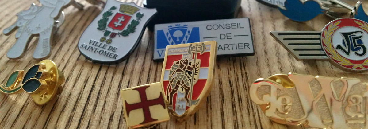 Pin's - broches et porte-clés métal
